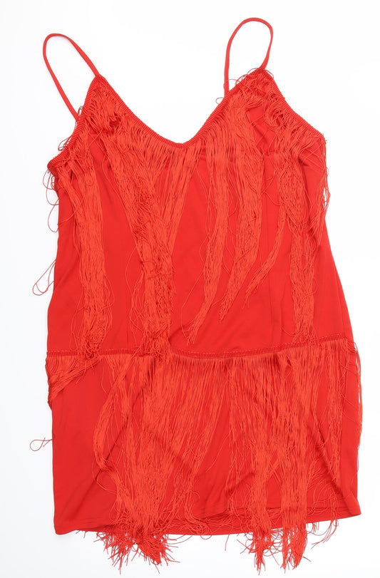 prettylitlething Womens Red   Trapeze & Swing  Size 2XL