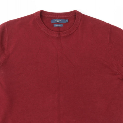 Atlantic Bay Mens Red   Pullover Jumper Size L