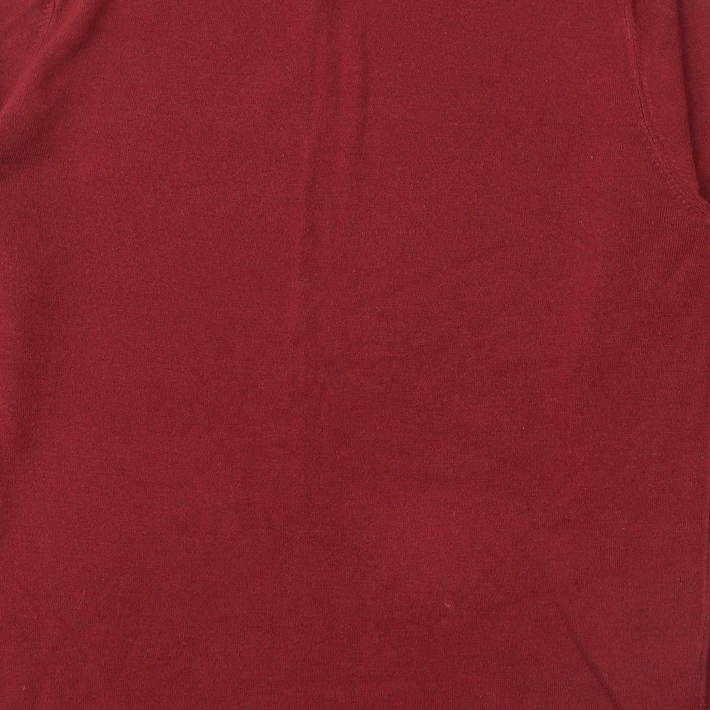 Atlantic Bay Mens Red   Pullover Jumper Size L