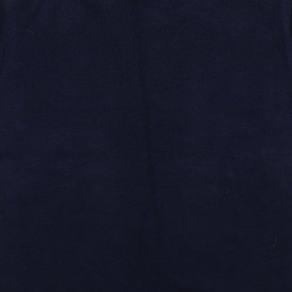 Gold Leaf Womens Blue   Pullover Jumper Size S