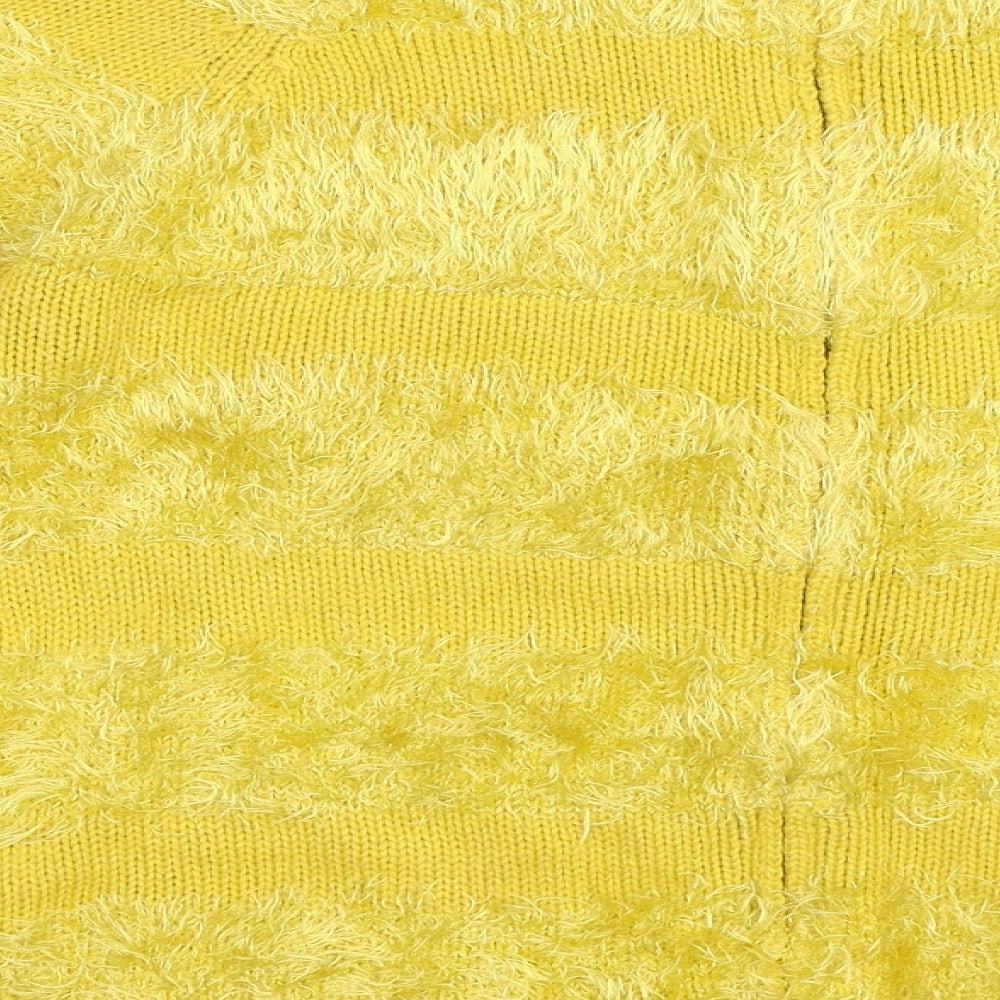 Be beau Womens Yellow   Pullover Jumper Size 12