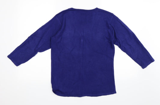 BM Womens Blue   Pullover Jumper Size S