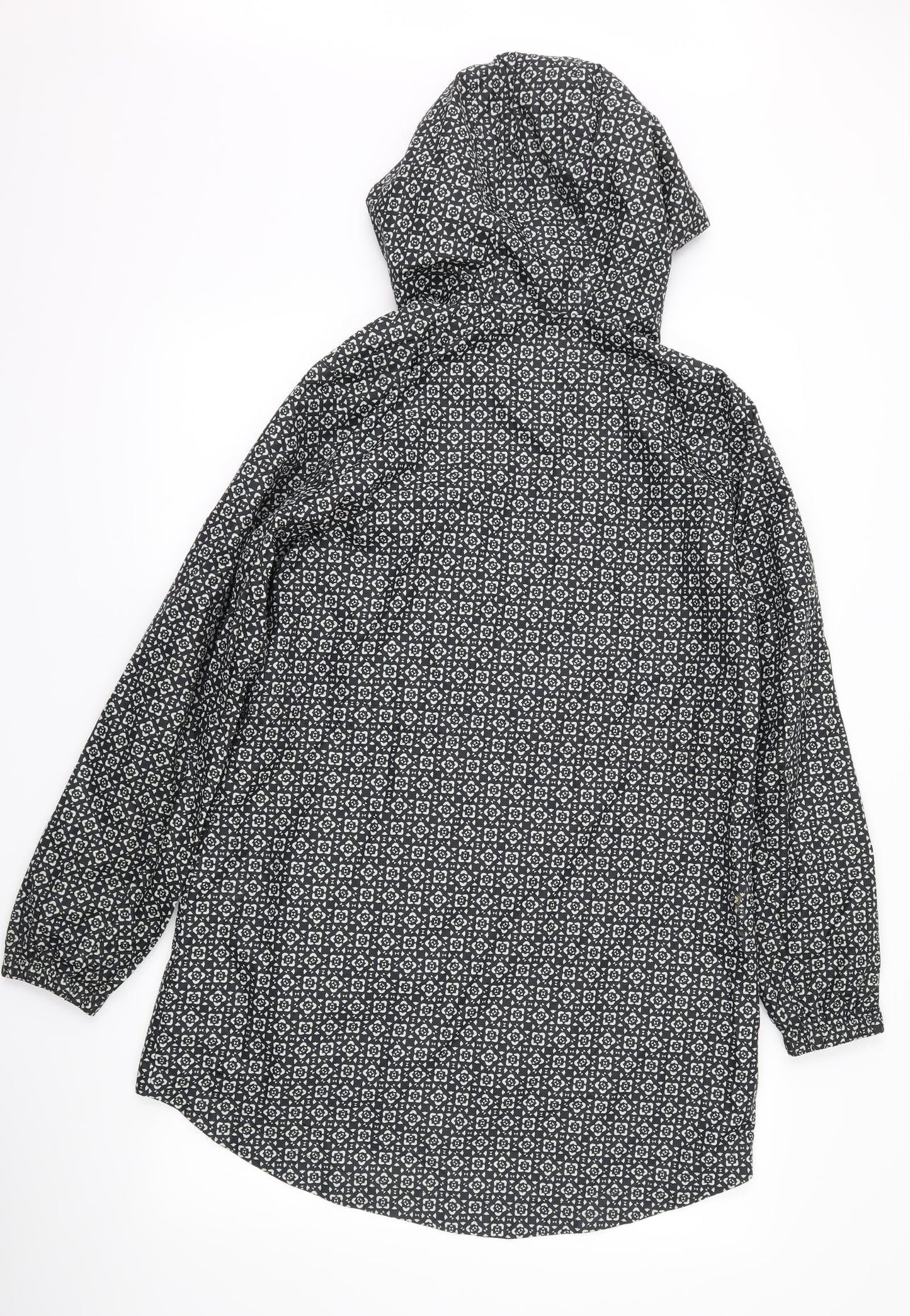 Womens UK Size S Marks and Spencer Black Anorak Coat