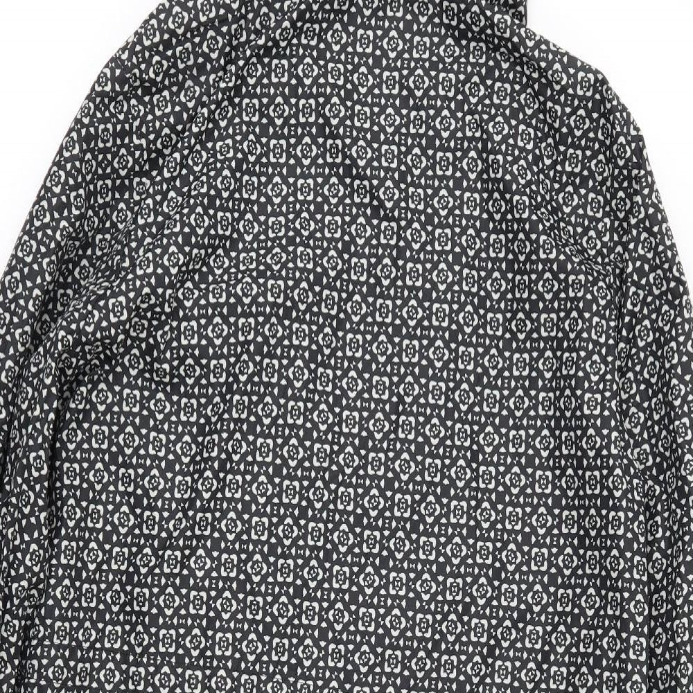Womens UK Size S Marks and Spencer Black Anorak Coat