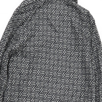 Womens UK Size S Marks and Spencer Black Anorak Coat