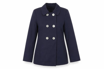 Womens UK Size 10 BHS Blue Overcoat