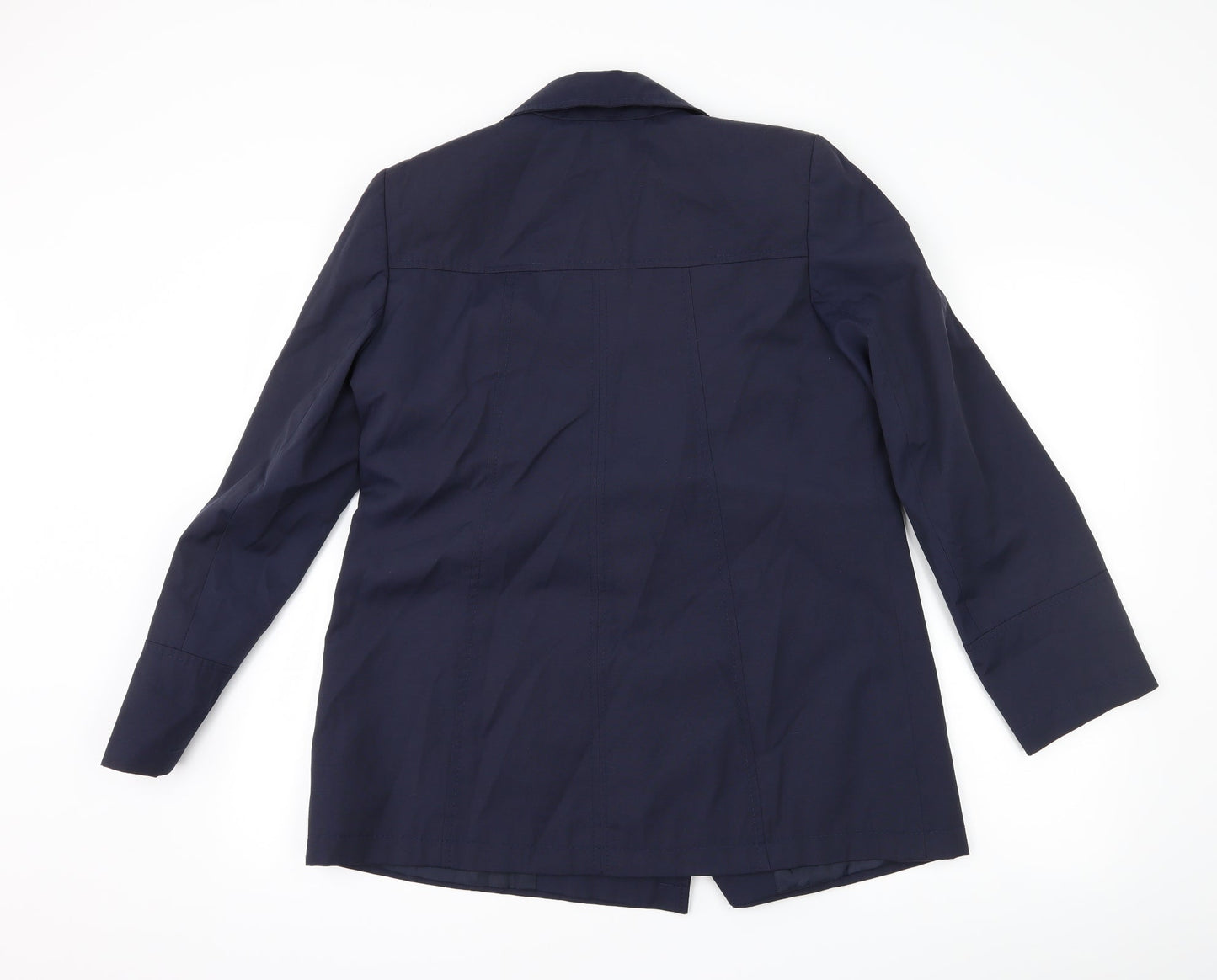 Womens UK Size 10 BHS Blue Overcoat