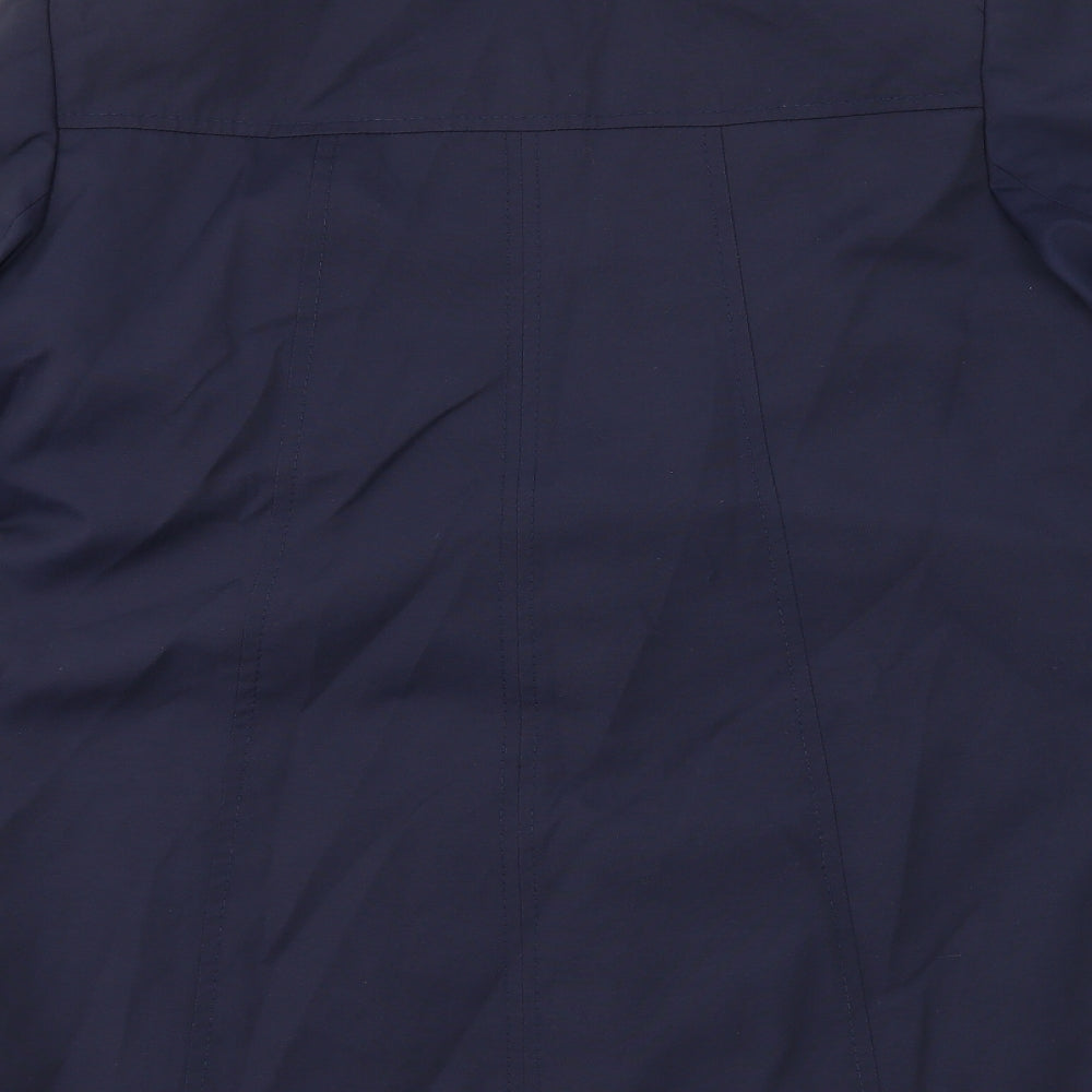 Womens UK Size 10 BHS Blue Overcoat