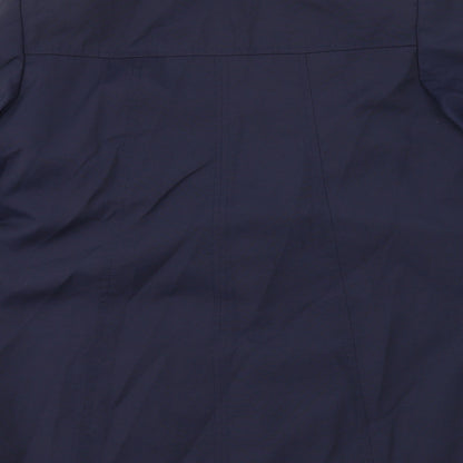 Womens UK Size 10 BHS Blue Overcoat