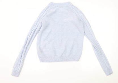 H&M Womens Blue   Pullover Jumper Size M