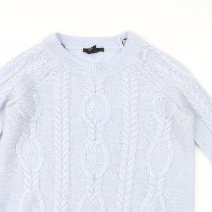H&M Womens Blue   Pullover Jumper Size M