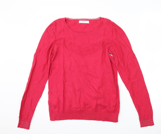 Promod Womens Pink   Pullover Jumper Size M