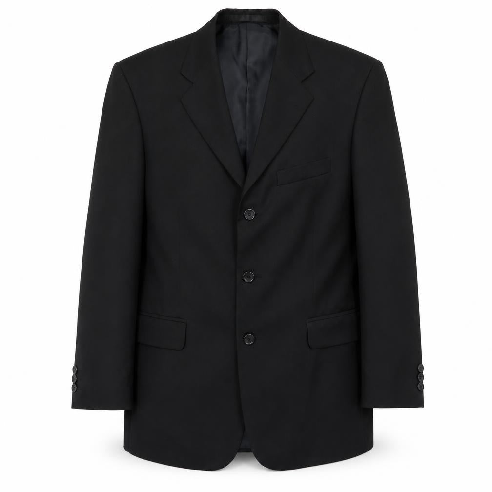 Mens UK Size 38 zantos Regular Black Suit Jacket