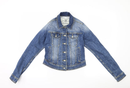 Cherokee Womens Blue  Denim Jacket  Size 6