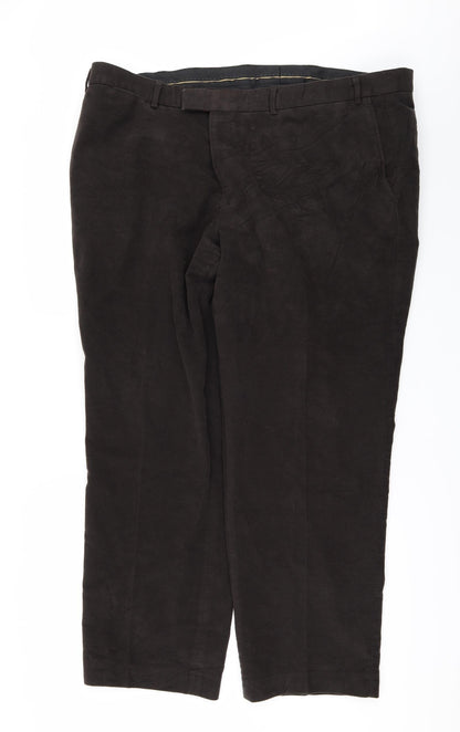 Brook Taverner Womens Brown   Trousers  Size 46 L28 in