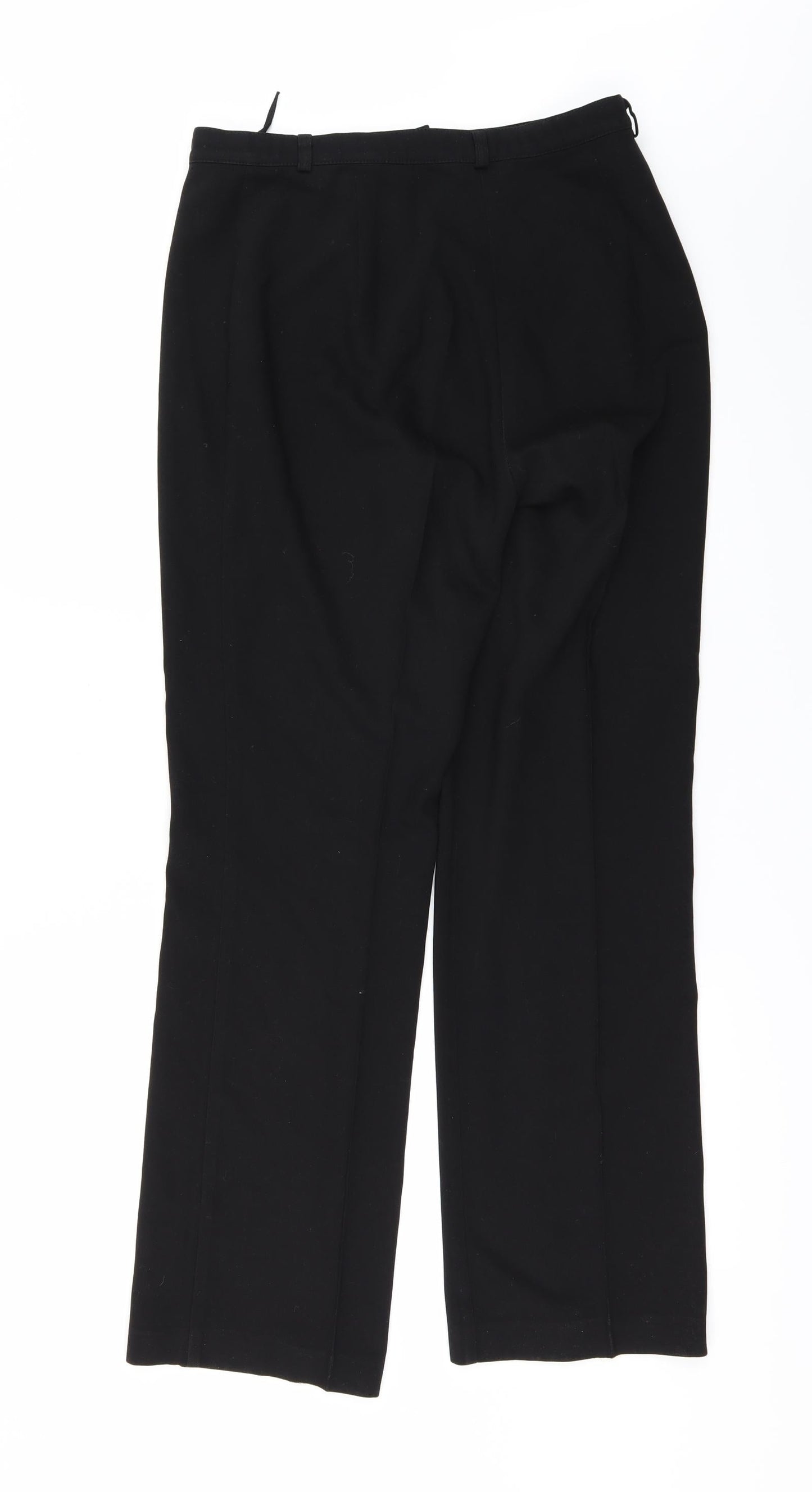 Womens UK Size 12 Marks and Spencer Regular Fit  Black Trousers