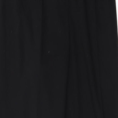 Womens UK Size 12 Marks and Spencer Regular Fit  Black Trousers