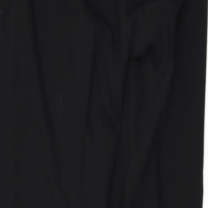 Womens UK Size 12 Marks and Spencer Regular Fit  Black Trousers