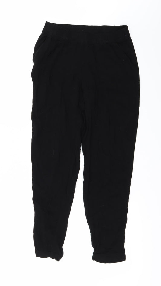 Womens UK Size 8 H&M Regular Fit  Black Trousers