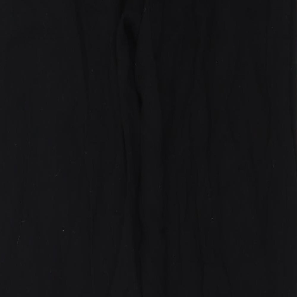 Womens UK Size 8 H&M Regular Fit  Black Trousers