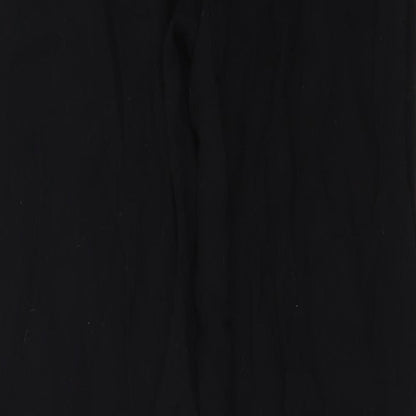 Womens UK Size 8 H&M Regular Fit  Black Trousers