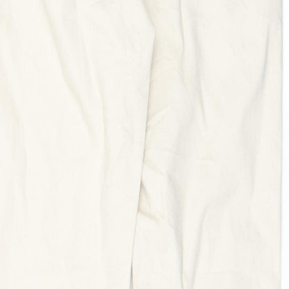 Womens UK Size 8 Preworn Regular Fit Jegging White Jeans