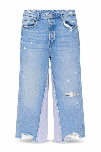 TRF Womens Blue   Straight Jeans Size 10 L22 in