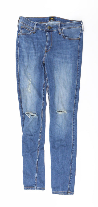 Lee Womens Blue   Skinny Jeans Size S L28 in