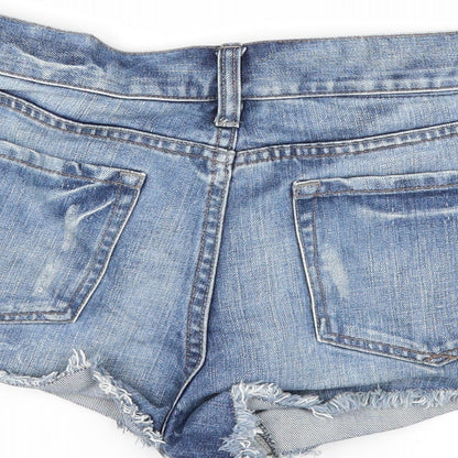 NEXT Womens Blue  Denim Cut-Off Shorts Size 12