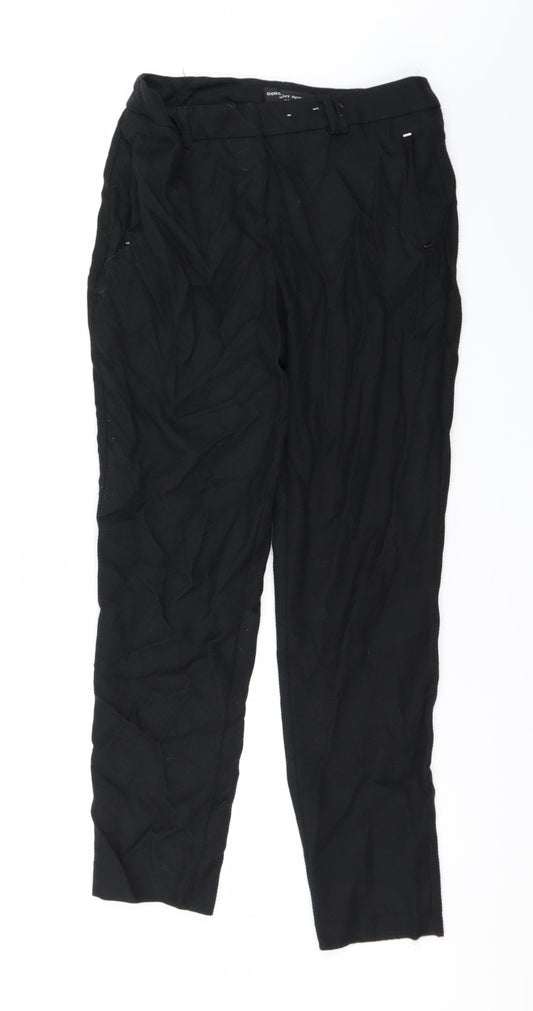 Womens UK Size 8 Dorothy Perkins Regular Fit  Black Trousers