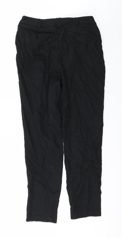 Womens UK Size 8 Dorothy Perkins Regular Fit  Black Trousers