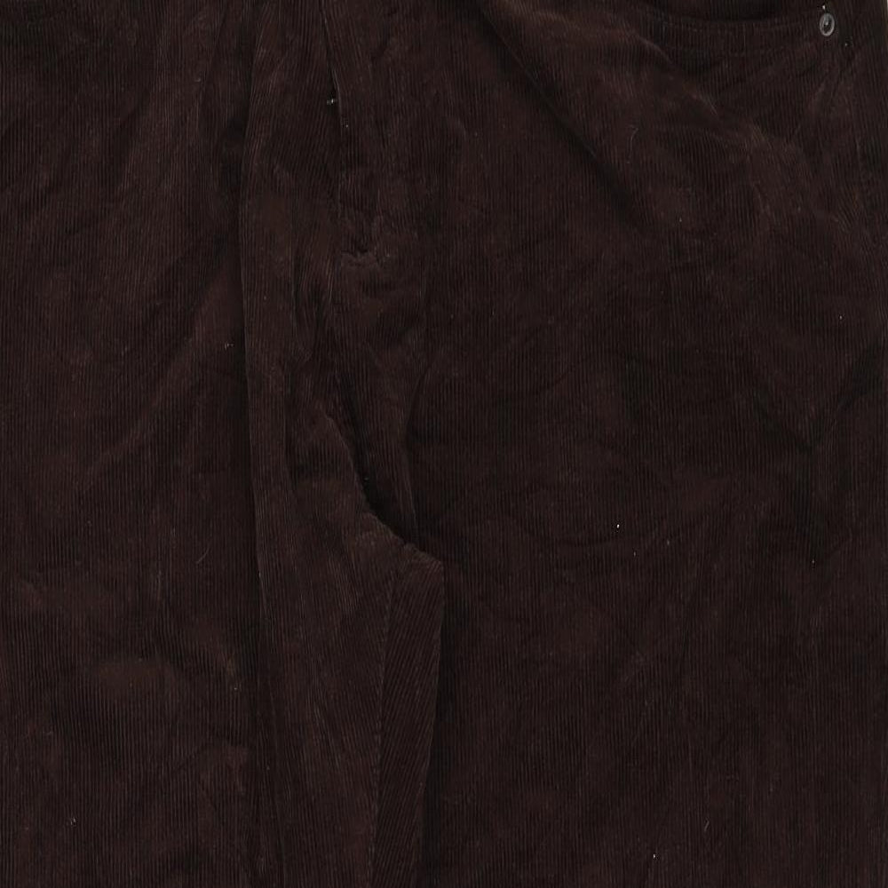 Womens UK Size 40 Easy Slim Fit Straight Brown Jeans