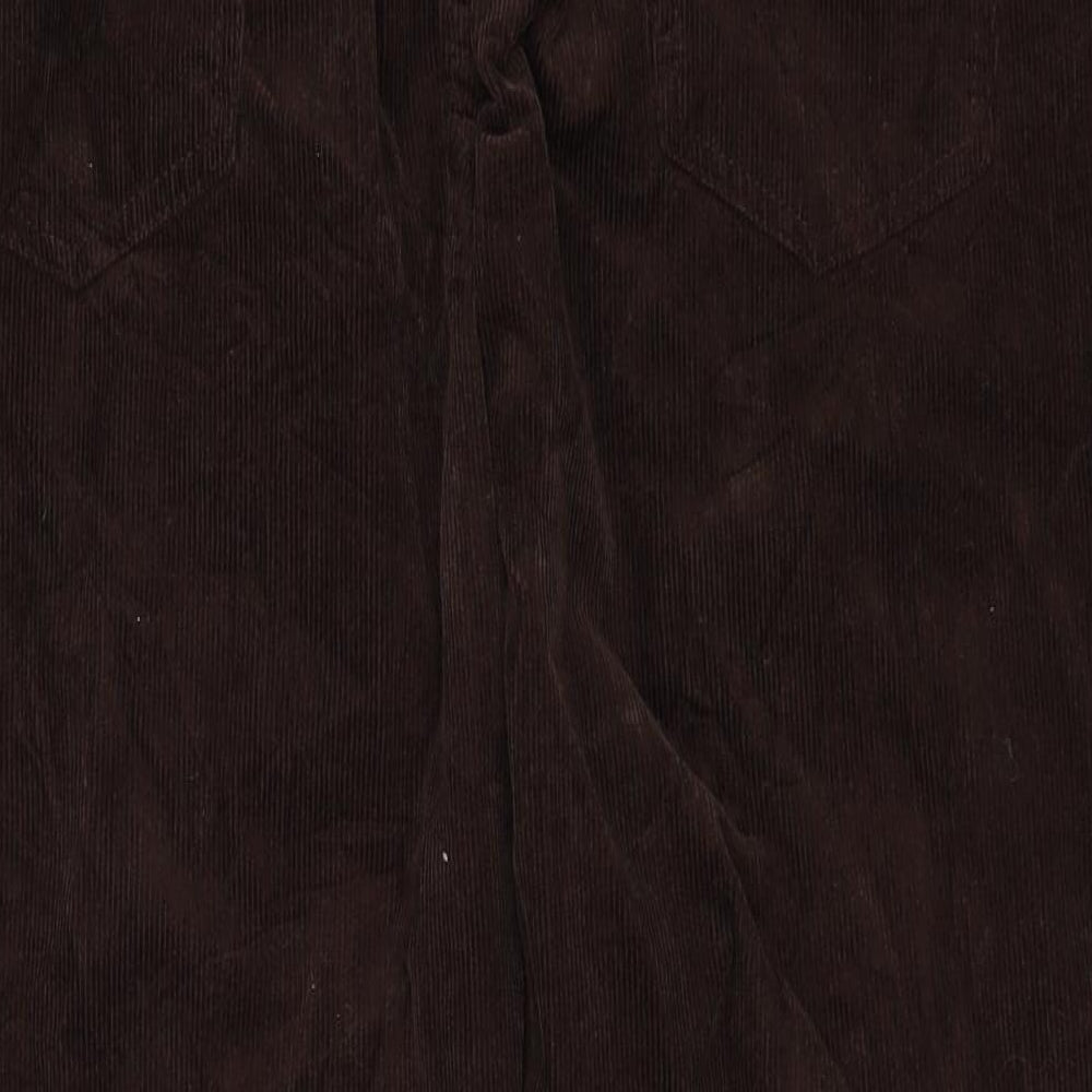 Womens UK Size 40 Easy Slim Fit Straight Brown Jeans
