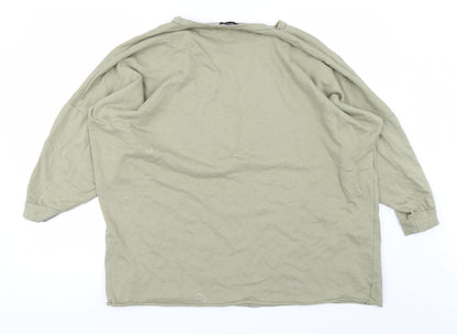 Womens UK Size 8 PRETTYLITTLETHING Green Basic T-Shirt