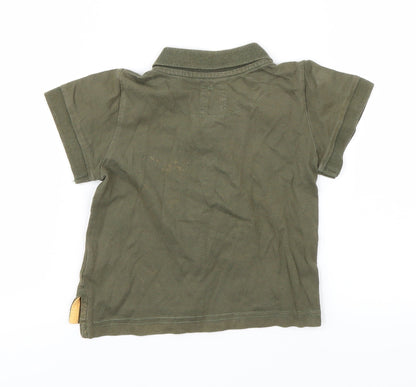 L.O.G.G Boys Green   Basic Dress Shirt Size 6-9 Months