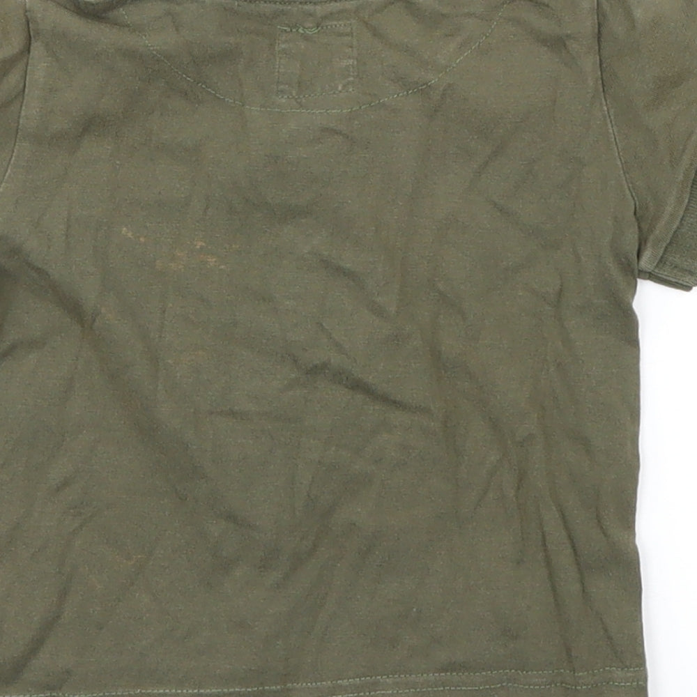 L.O.G.G Boys Green   Basic Dress Shirt Size 6-9 Months