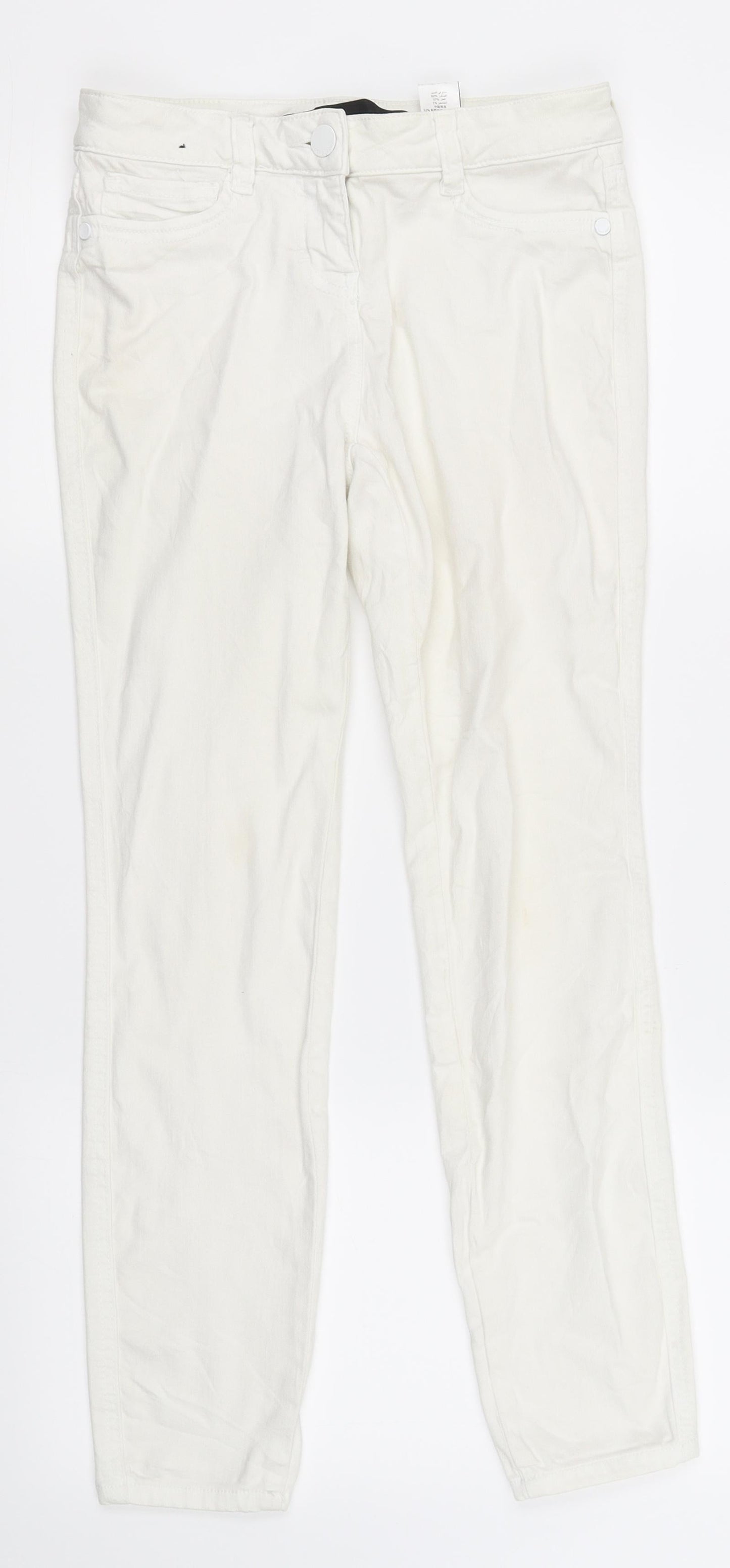 Womens UK Size 8 NEXT  Jegging White Leggings
