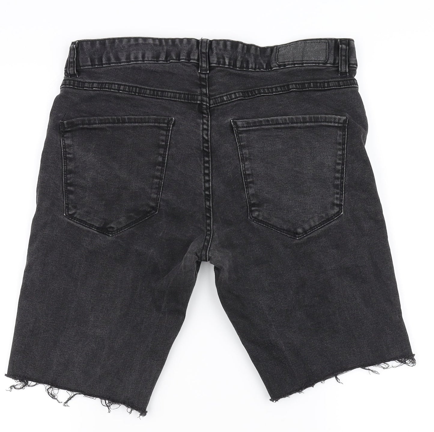 denim Co Womens Black   Cut-Off Shorts Size 30