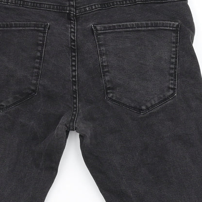 denim Co Womens Black   Cut-Off Shorts Size 30