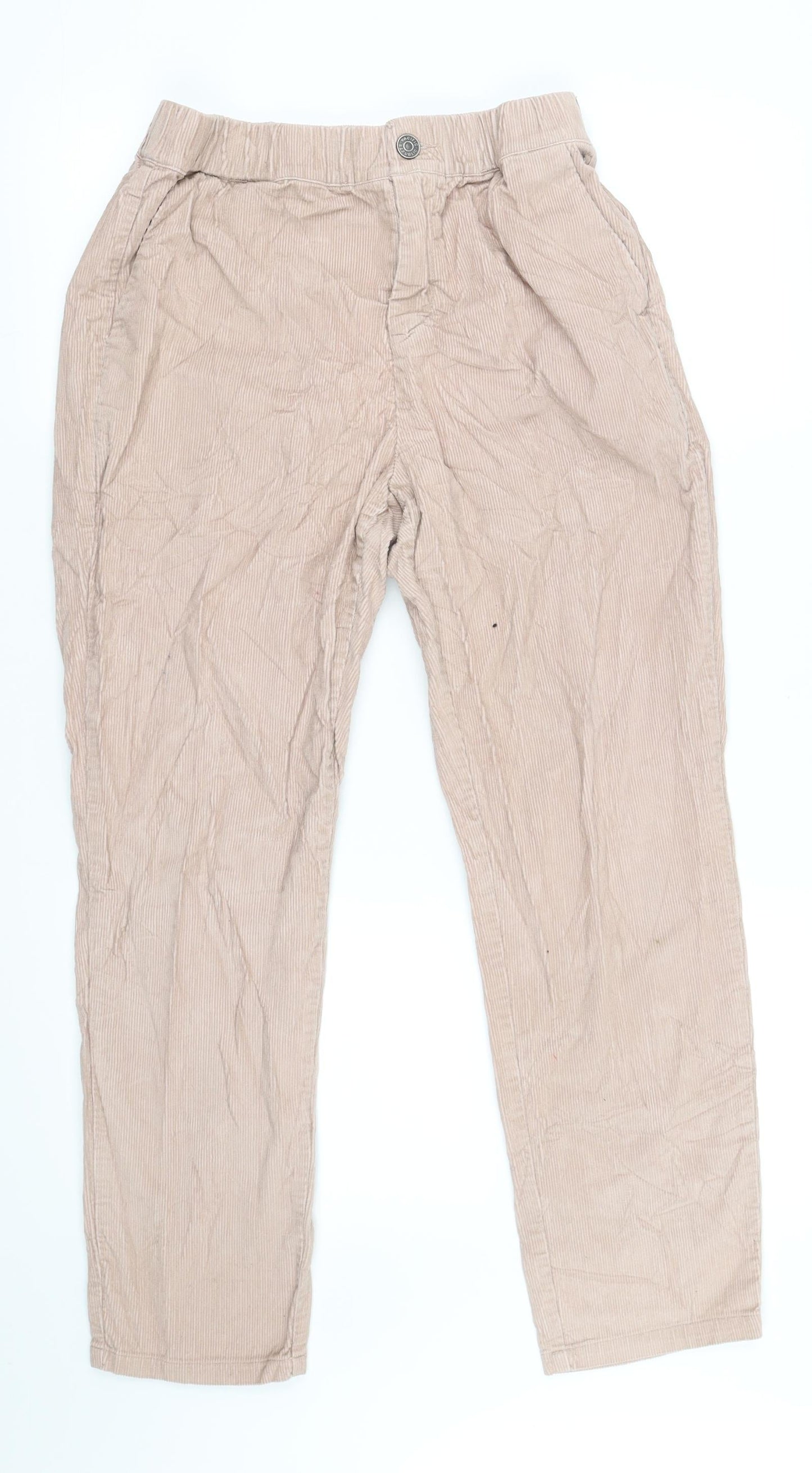Womens UK Size M Pull & Bear Regular Fit  Pink Trousers