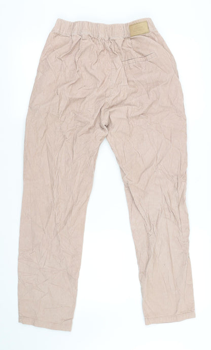 Womens UK Size M Pull & Bear Regular Fit  Pink Trousers