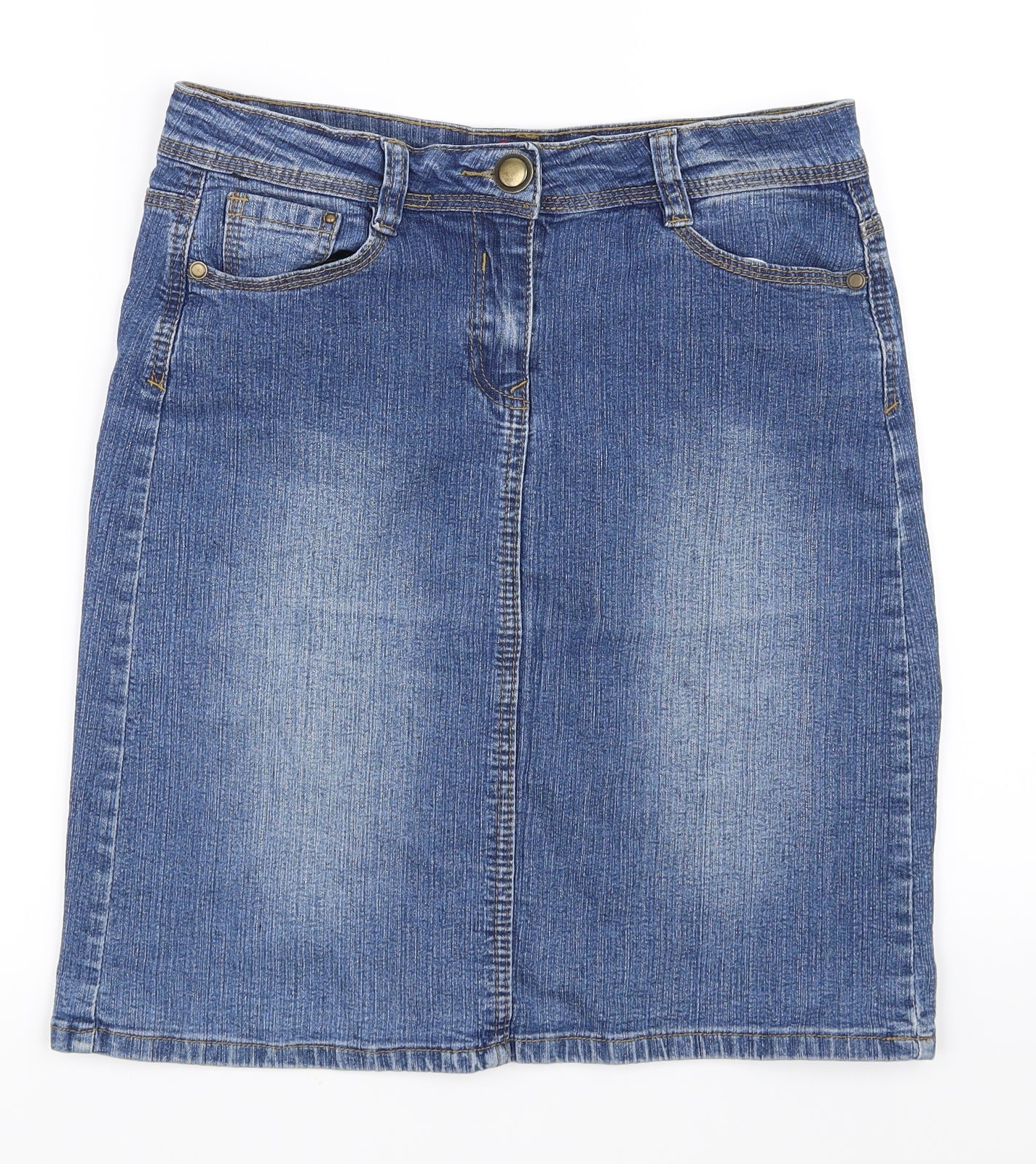 BHS Womens Black   A-Line Skirt Size 8