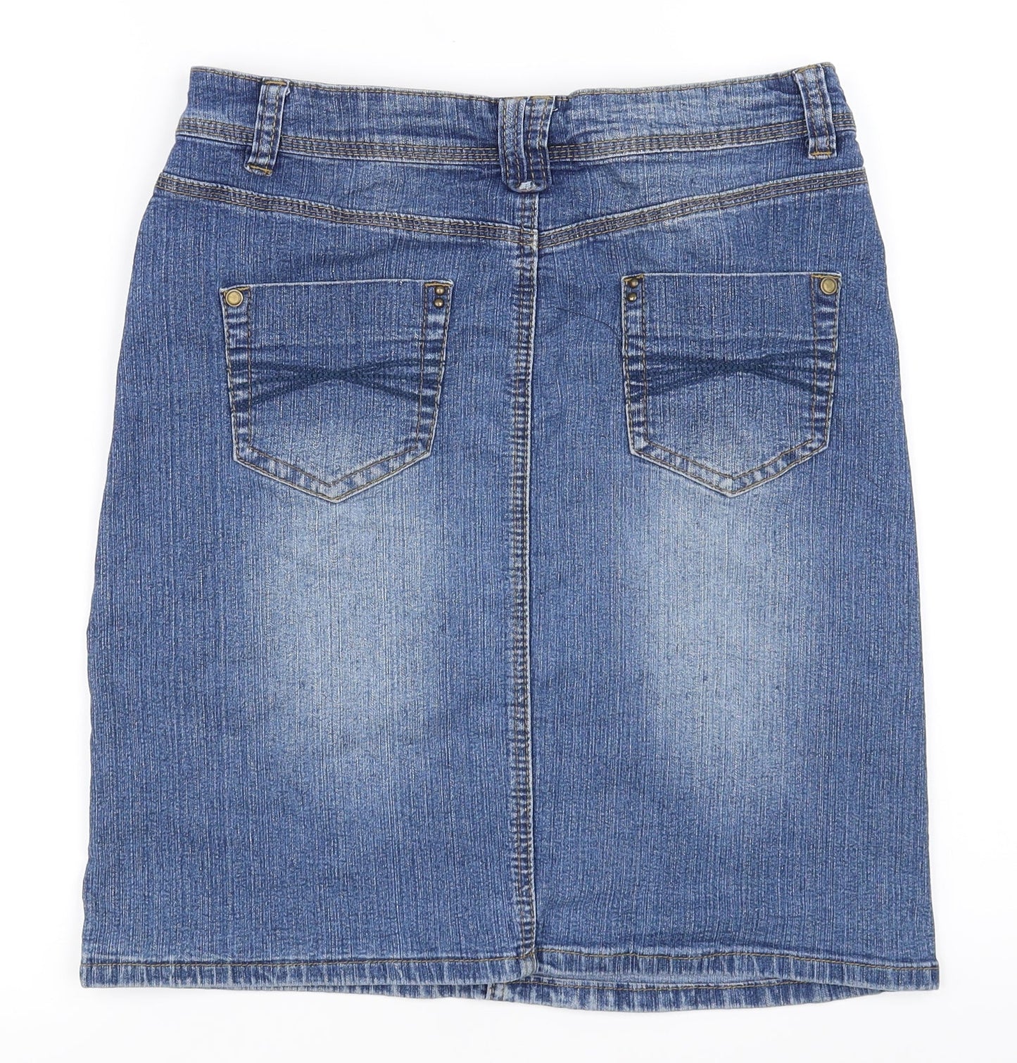 BHS Womens Black   A-Line Skirt Size 8