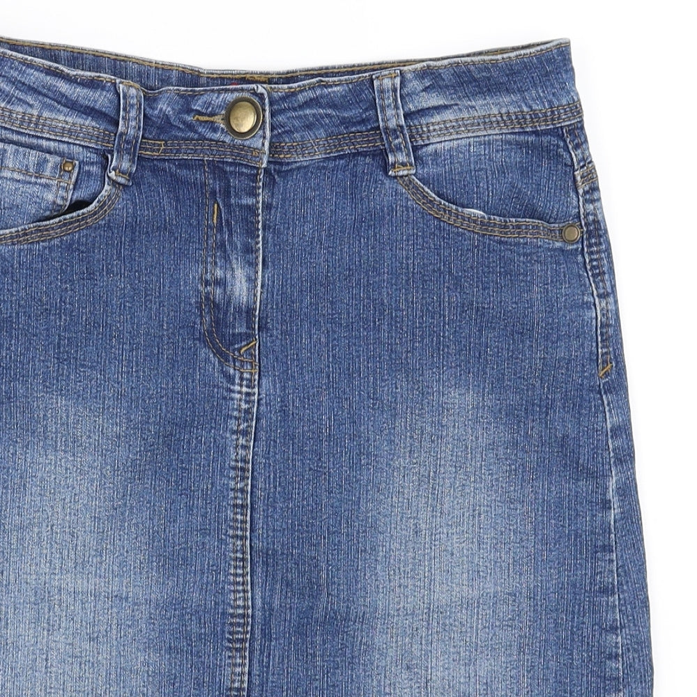 BHS Womens Black   A-Line Skirt Size 8