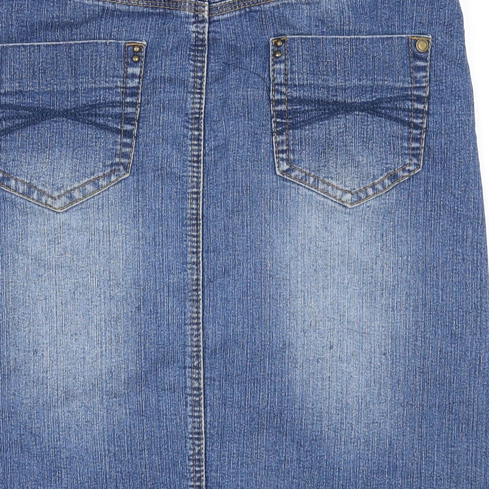 BHS Womens Black   A-Line Skirt Size 8