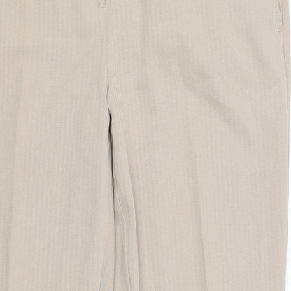 Womens UK Size 34 in South Regular Fit  Beige Trousers