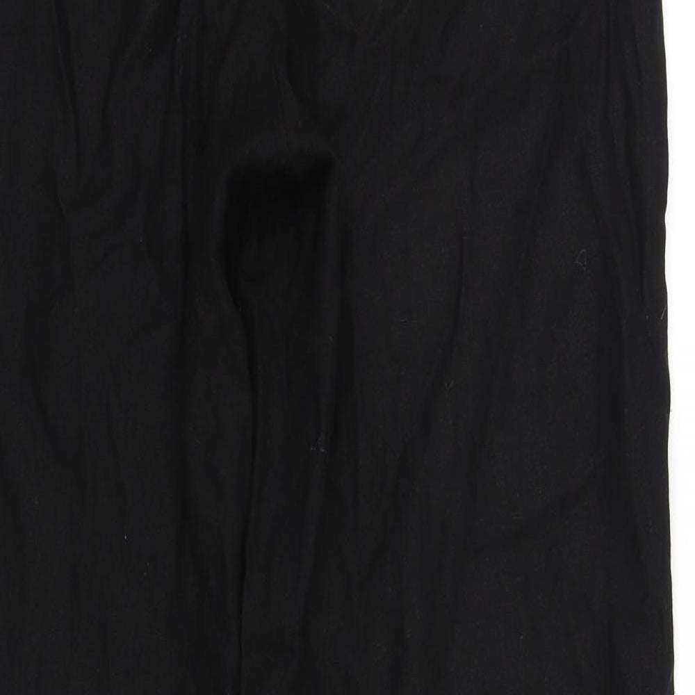 Womens UK Size 34 in Preworn Regular Fit Sweatpants Black Trousers