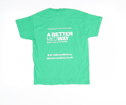 Fruit of the Loom Boys Green   Basic T-Shirt Size 10 Years