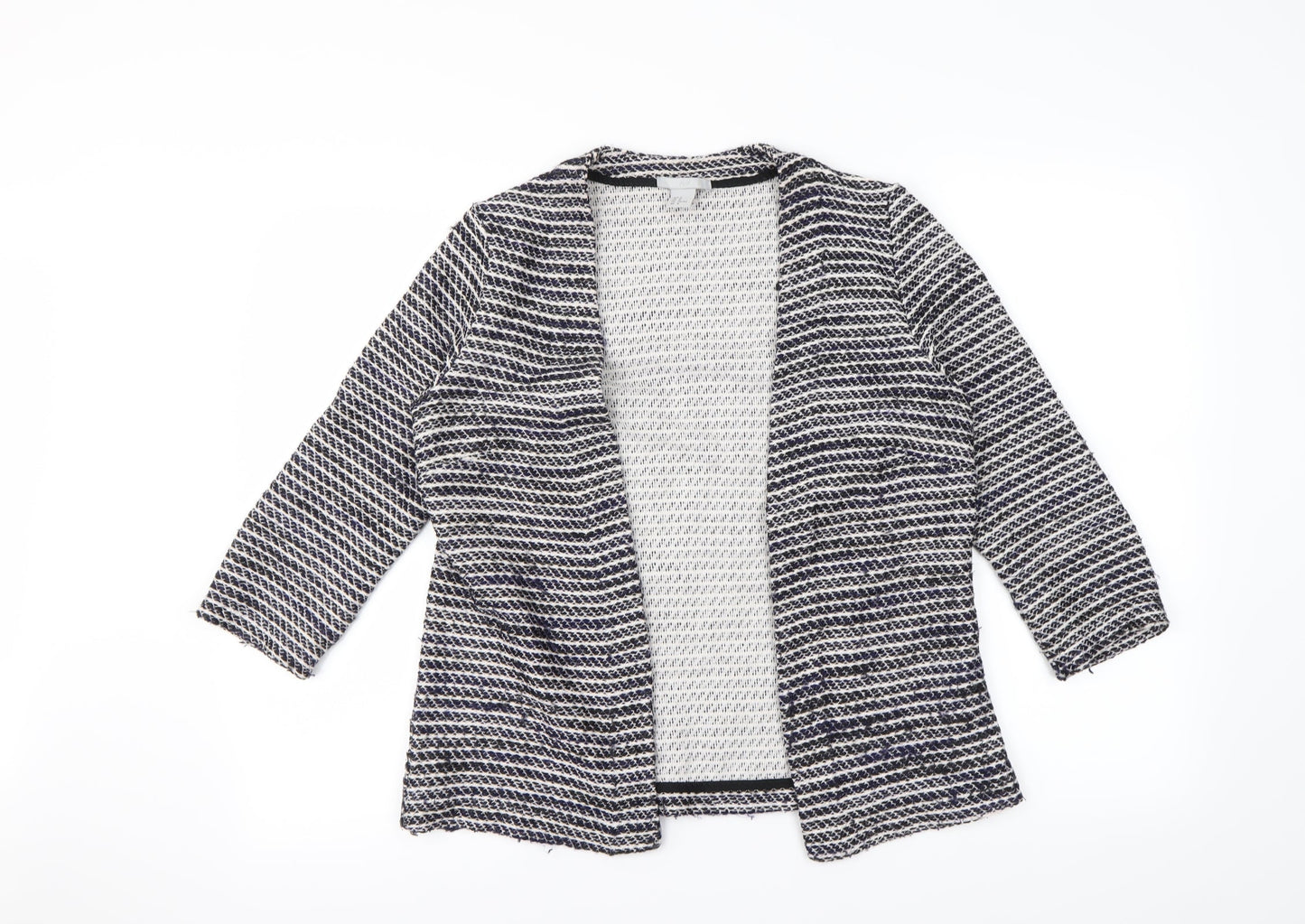 H&M Womens Multicoloured Geometric  Cardigan Jumper Size M
