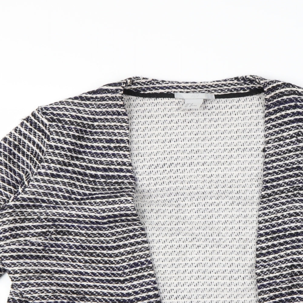 H&M Womens Multicoloured Geometric  Cardigan Jumper Size M